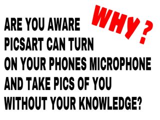 WHY would an app secretly trick you into agreeing to allow them to control your camera, turning off the shutter sound and taking photographs of you, and recording you with your microphone?