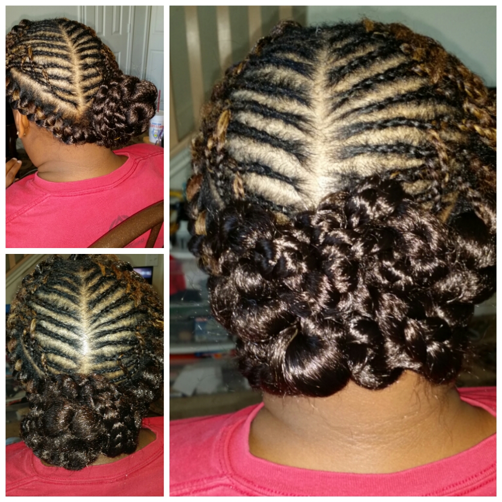 Goddess Braids Buns In Different Styles Cute Freestyle