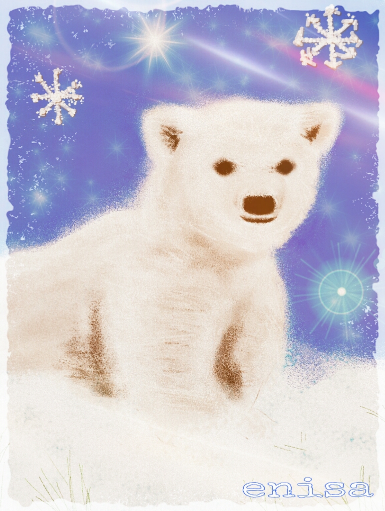 dcsnowflake drawing digital art winter cute ..9. Place...